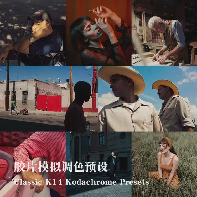 <模拟胶片富士柯达PS调色>：视频与照片人像调色lut滤镜LR预设适用pr达芬奇-大白白资源库