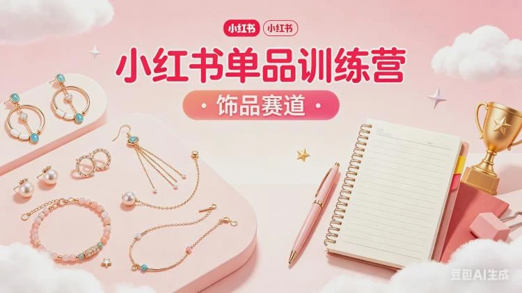 <郭晓文小红书单品训练营饰品赛道课程>3月31号新增2节内容更新-大白白资源库