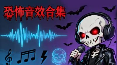 <110+首恐怖音效素材>氛围感恐怖背景音乐BGM合集，助力短片营造惊悚气氛-大白白资源库