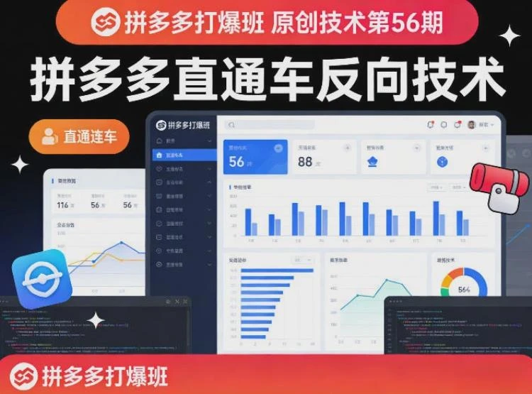 <拼多多直通车反向技术>拼多多打爆班原创技术第56期：直通车反向策略解析-大白白资源库