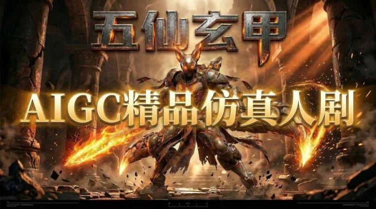 <AIGC仿真人短剧教学>:以五仙玄甲风为例,呈现详细实操步骤与技巧-大白白资源库